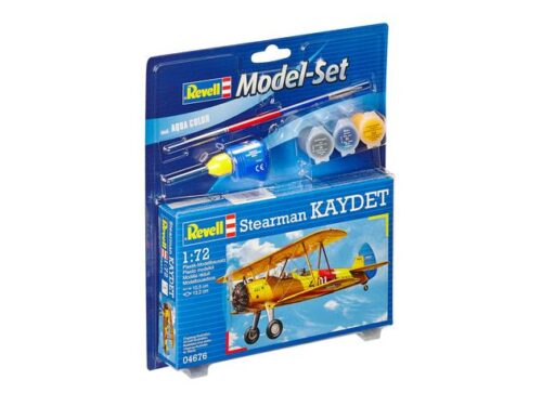 Revell 64676 Stearman Kaydet incl lijm verf kwastje