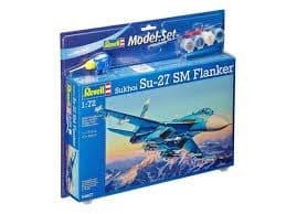 Revell 64937 Sukhoi SU 27 SM fla incl lijm verf kwastje