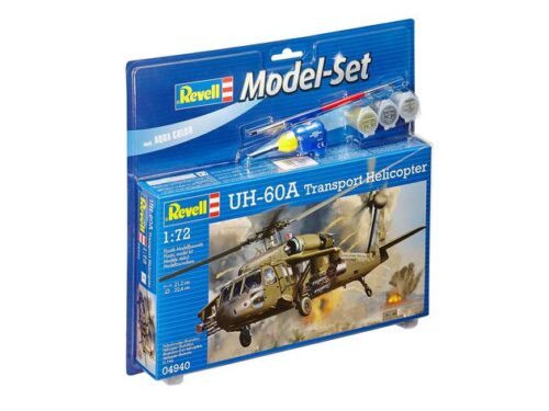 Revell 64940 UH 60A Transport H incl lijm verf kwastje