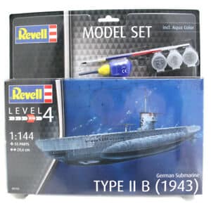 Revell 65155 German Submarine TYPE II B (1943) incl lijm verf kwastje
