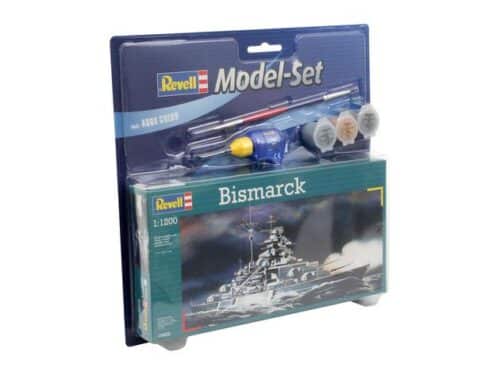 Revell 65802 Bismarck incl lijm verf kwastje