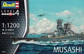 Revell 66822 Musashi incl lijm verf kwastje