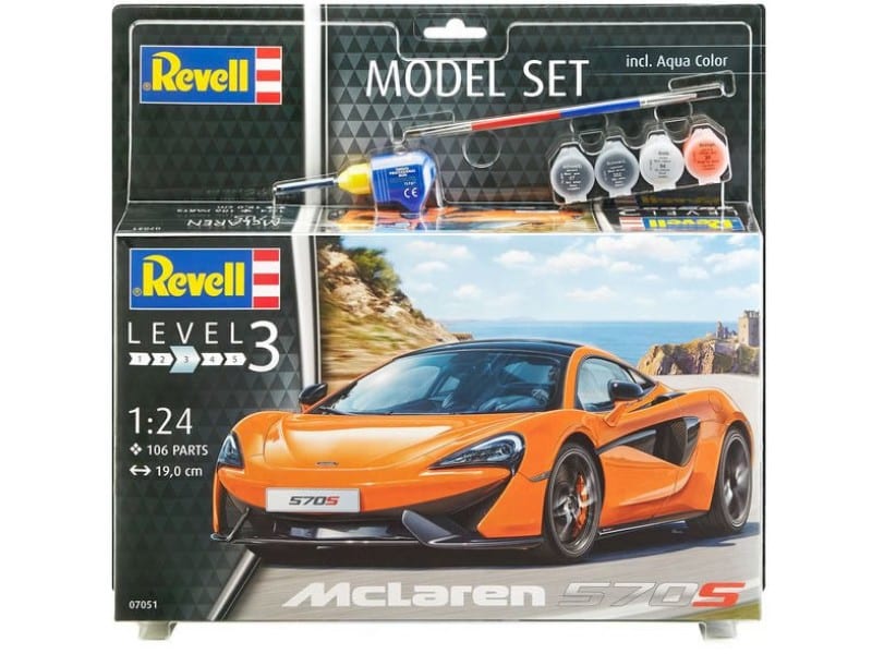 Revell 67051 Mclaren 570S incl lijm verf kwastje
