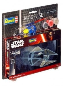 Revell63603 Model Set TIE Interceptor incl lijm verf kwastje