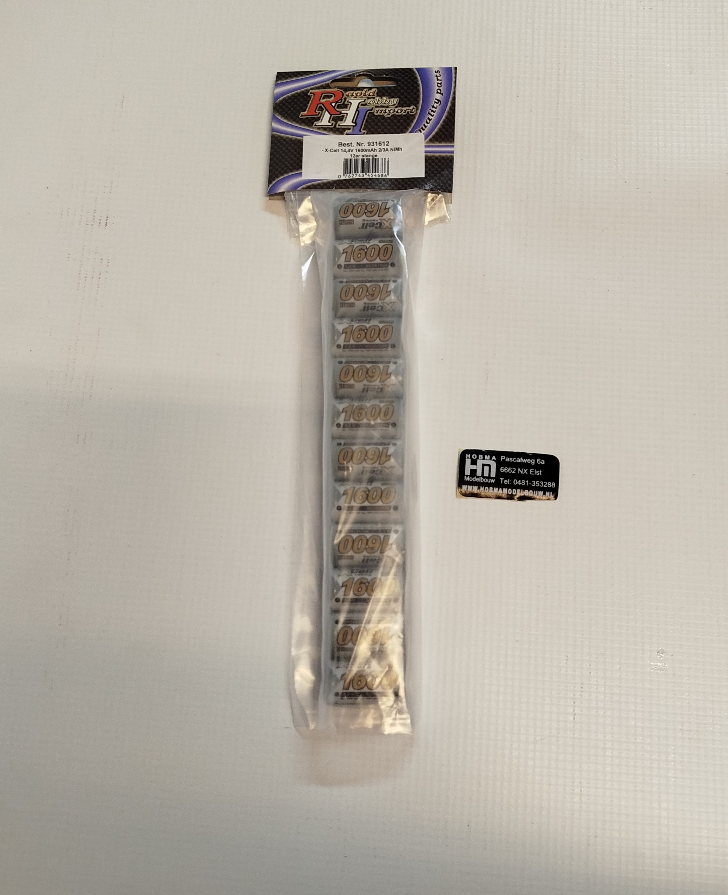 RHI 931612 X-Cell 14.4 V 1600 mAh NiMh 12 er cel