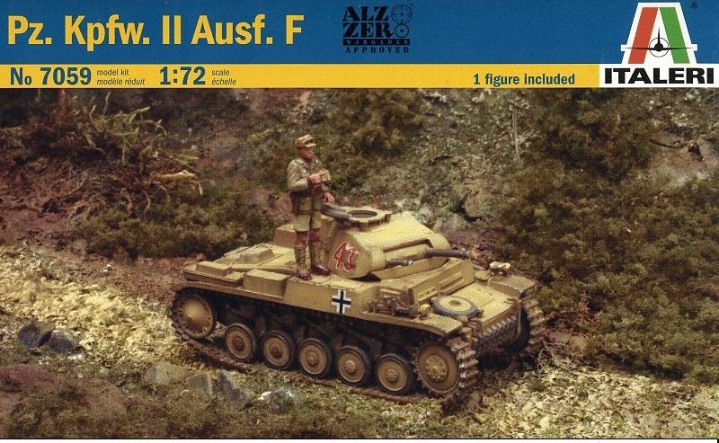 Italeri 7059 Pz kpfwII ausf F