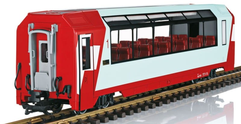 Lgb33666 panoramwagon 1e Klasse van de Rhätischen Bahn