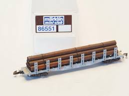 marklin 86551 goederwagon met boomstammen