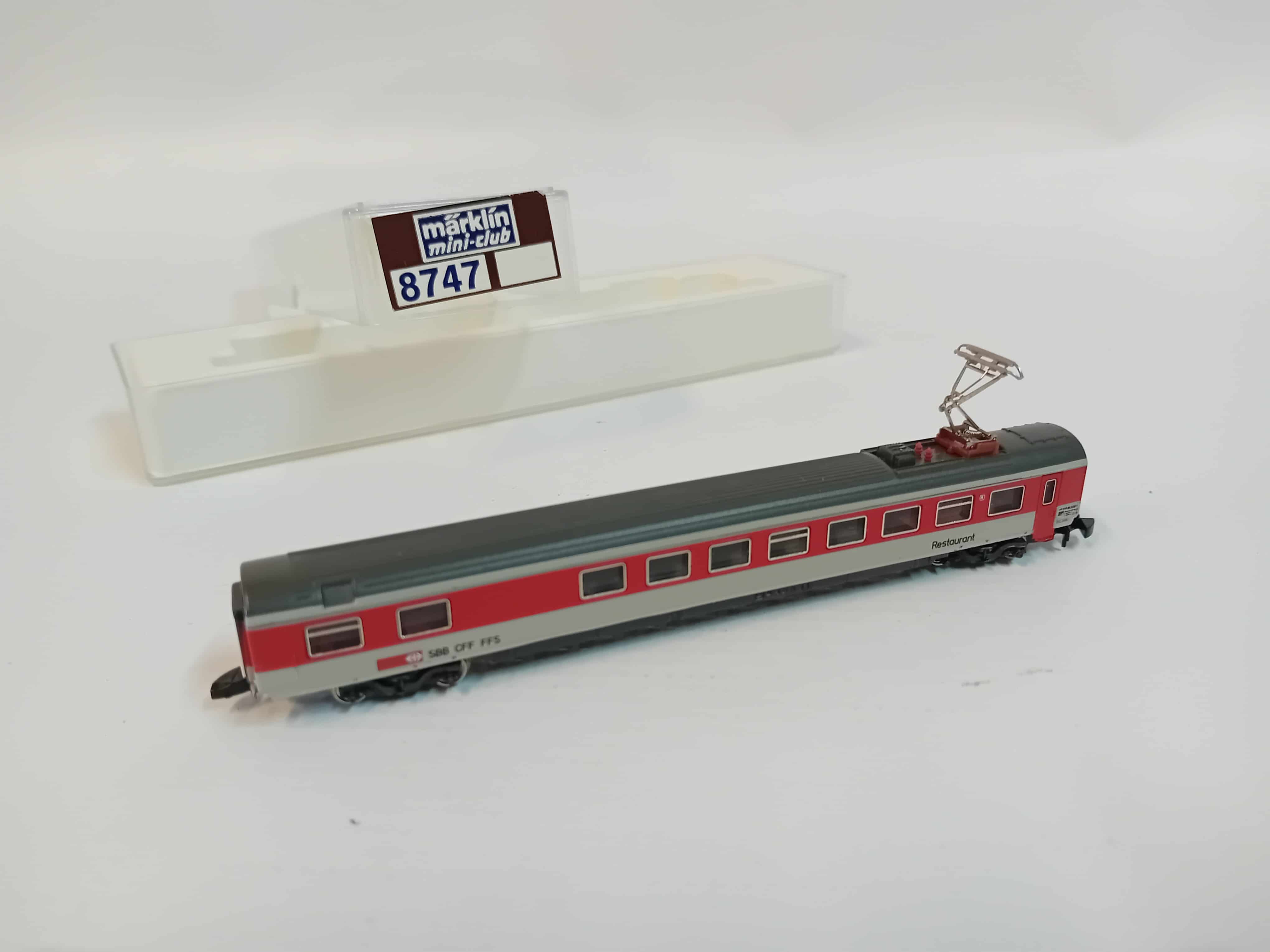 marklin 8747 SBB, restauratierijtuig