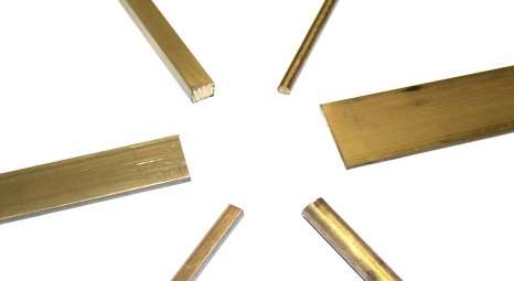 Messing rechthoek profiel 3 X 1 mm 1 m