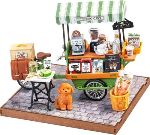 Robotime Aromatic Coffee Cart DG182