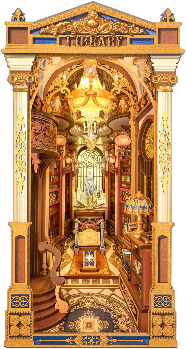 Robotime Book Nook Library of Wonders TGB16