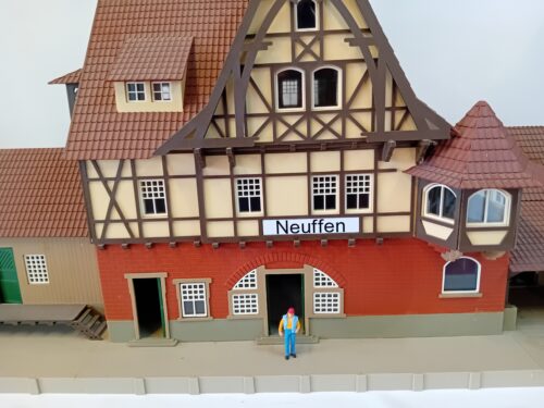 Station Neuffen voor bij LGB treinen