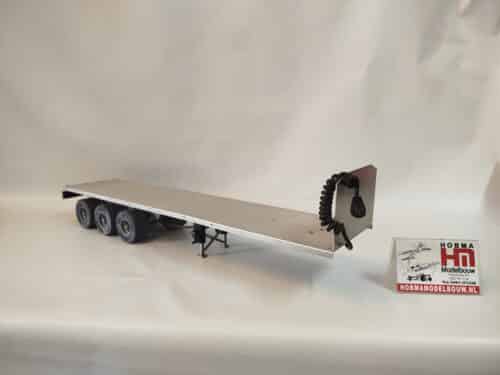 Tweedehands Wedico flatbed oplegger met 8 polige verlichting