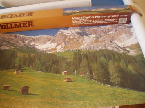 Vollmer 6111 Modellbahn Hintergrund Alpenvorland 290 cm