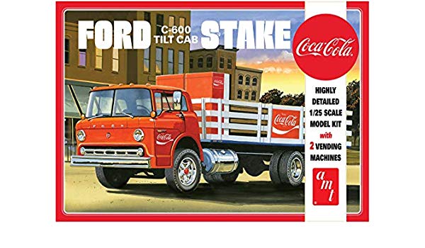amt 1147 ford C600 Stake Bed w/Coca-Cola Machines