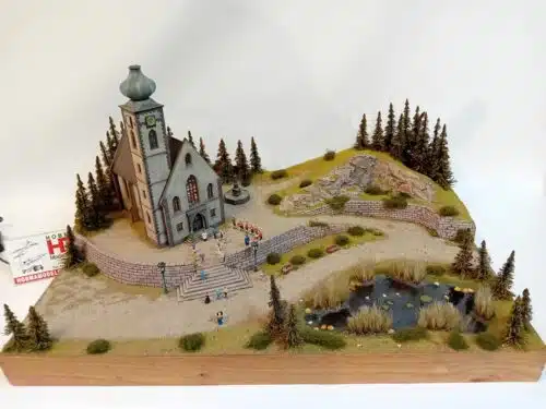 Diorama de trouwerij, schaal 1:87 HO