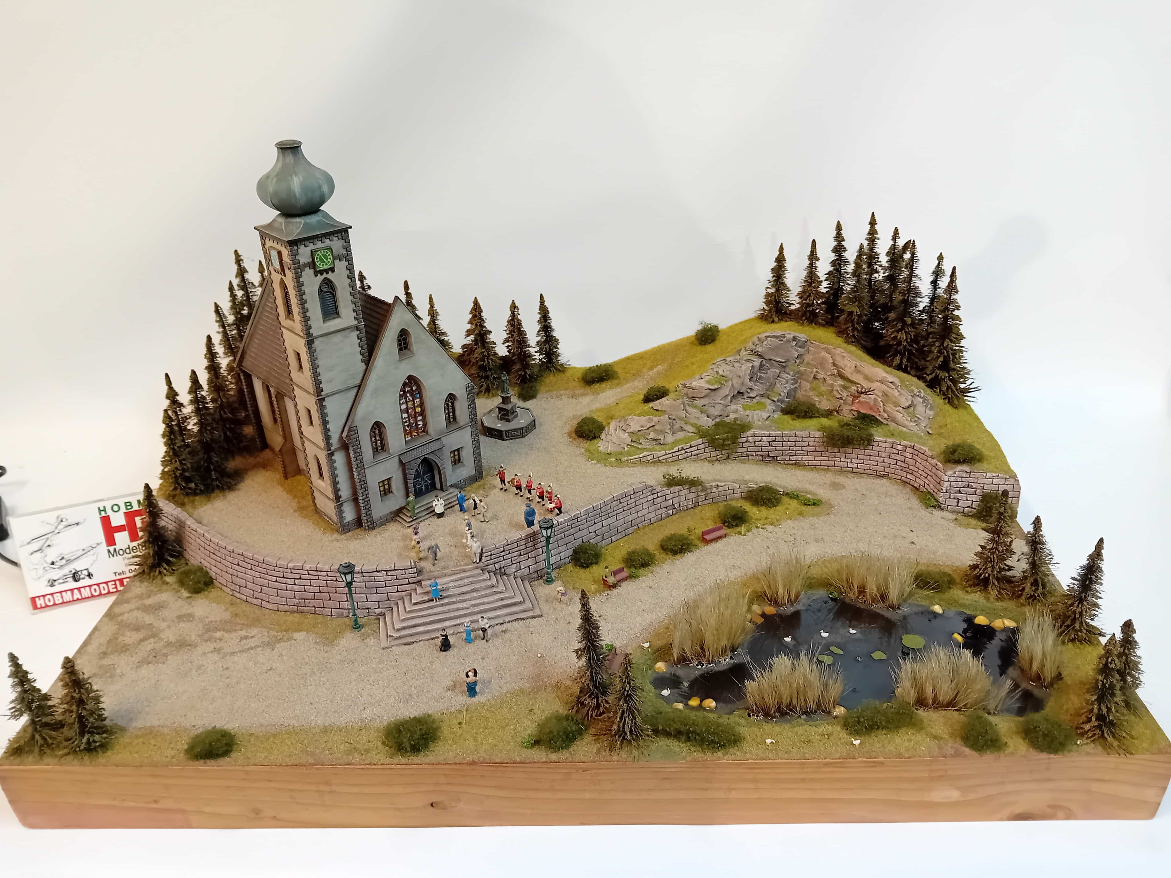 Diorama de trouwerij, schaal 1:87 HO