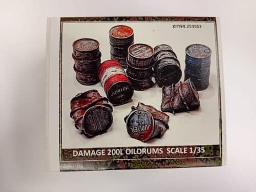 Frontline scale models 253502 Damage 200L oildrums