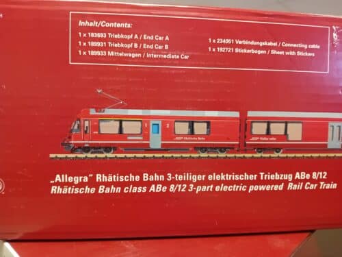 LGB 20220 RhB Class ABe 8/12 "Allegra" licht gebruikt