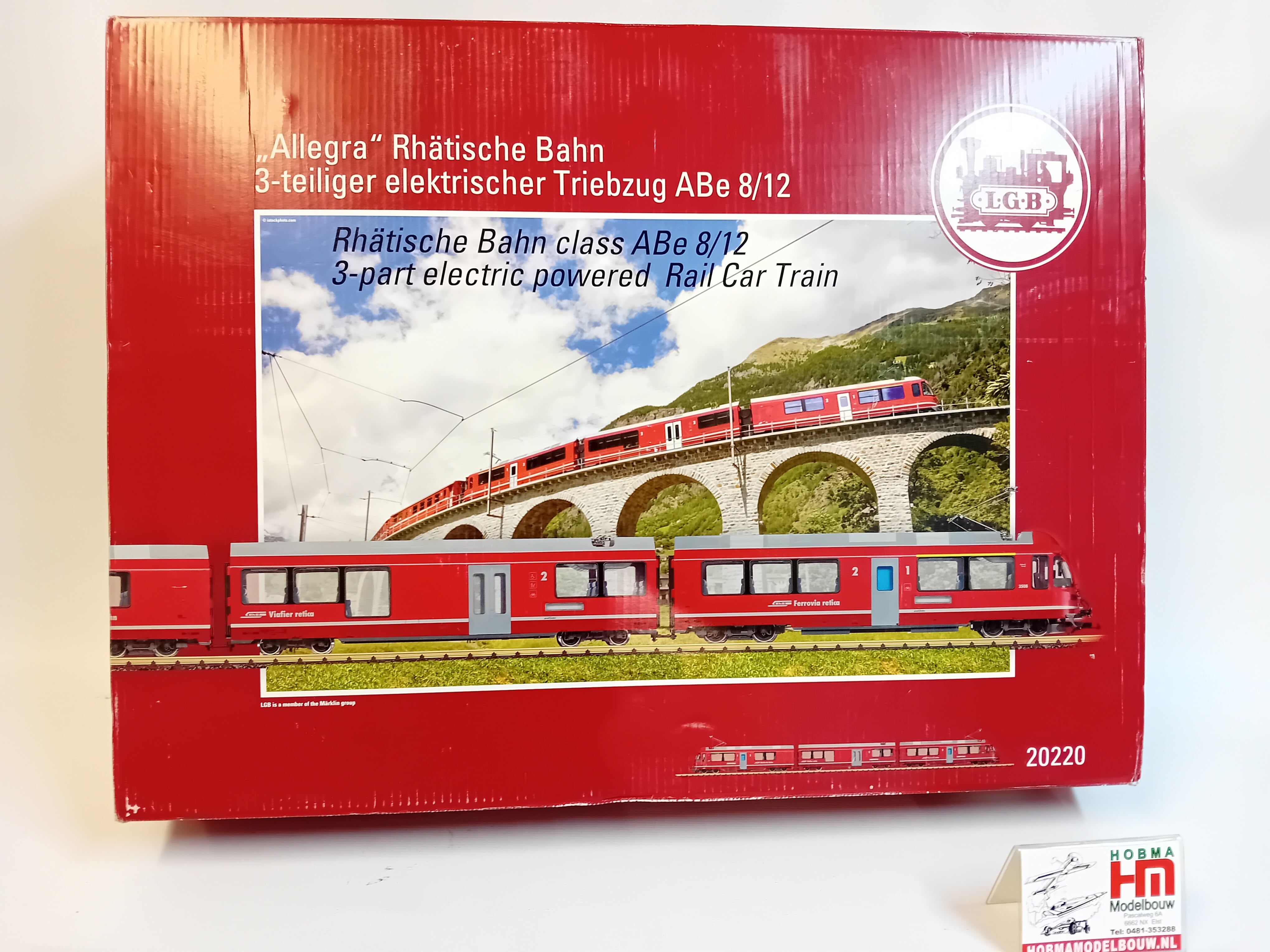 LGB 20220 RhB Class ABe 8/12 "Allegra" licht gebruikt