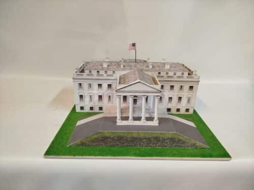 Maquette van het Amerikaanse witte huis