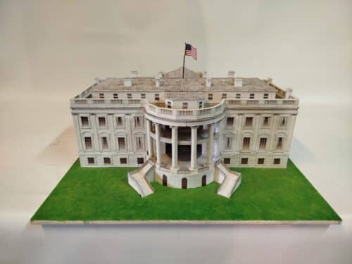 Maquette van het Amerikaanse witte huis