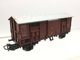 marklin 4550 gesloten veevervoer wagon van de FS