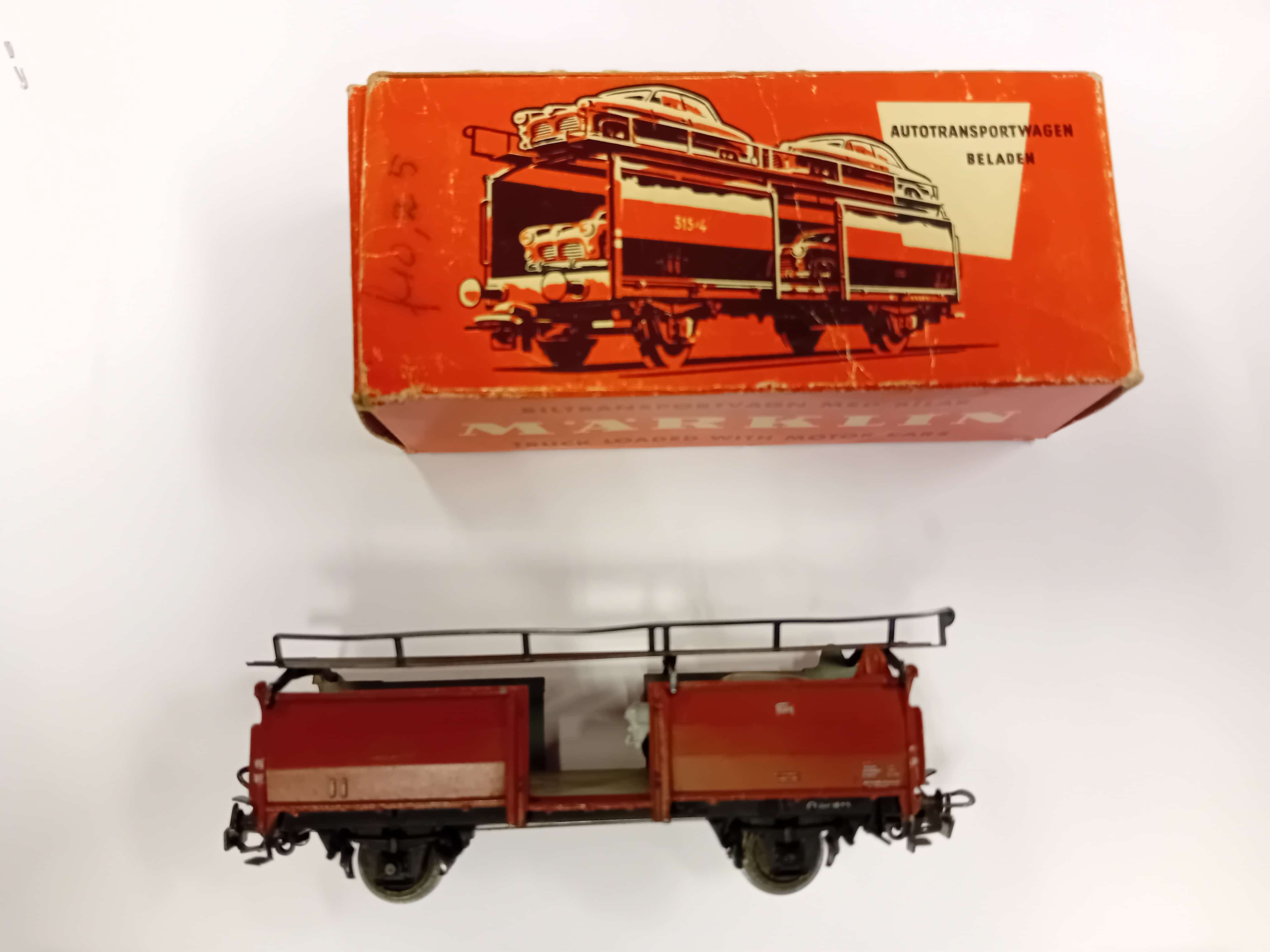 Marklin 4613 autotransport wagon van de DBi incompleet