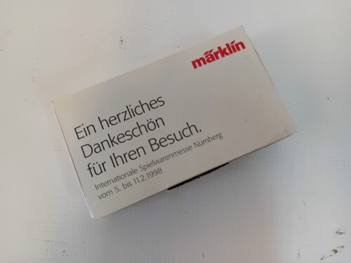 Marklin Special Model Toy Fair 1998 Nurnberg containerwagen 50 jaar D-Mark met originele verpakking