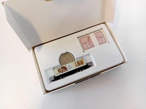 Marklin Special Model Toy Fair 1998 Nurnberg containerwagen 50 jaar D-Mark met originele verpakking