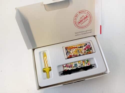 Marklin Special Model Toy Fair 2002 Nurnberg containerwagen met originele verpakking