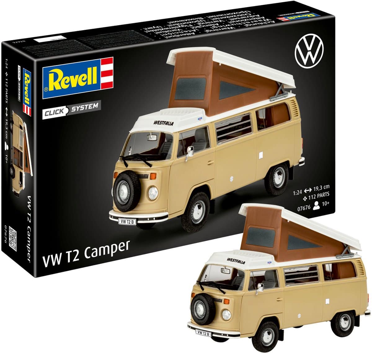 REVELL 07676 VW Camper T2 Easy click system