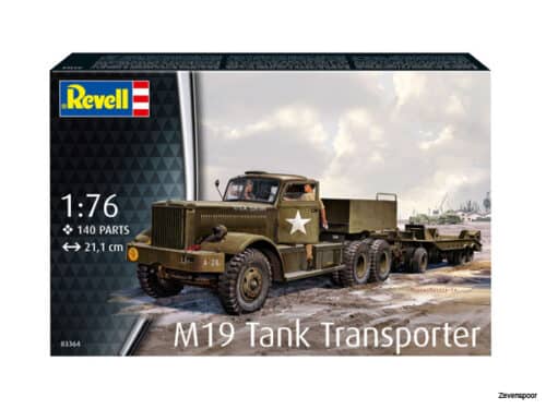 Revell 63364 M19 Tank Transporter incl lijm verf kwastje