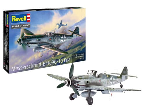 Revell 63752 Messerschmitt Bf109G 10 Erla incl lijm verf kwastje