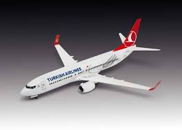 REVELL 63772 Boeing 737-800 Turkish Airlines incl lijm verf kwastje