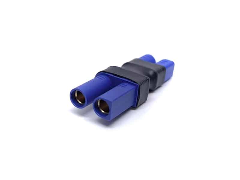 Adapter EC5 vrouw naar EC3 man compacte versie