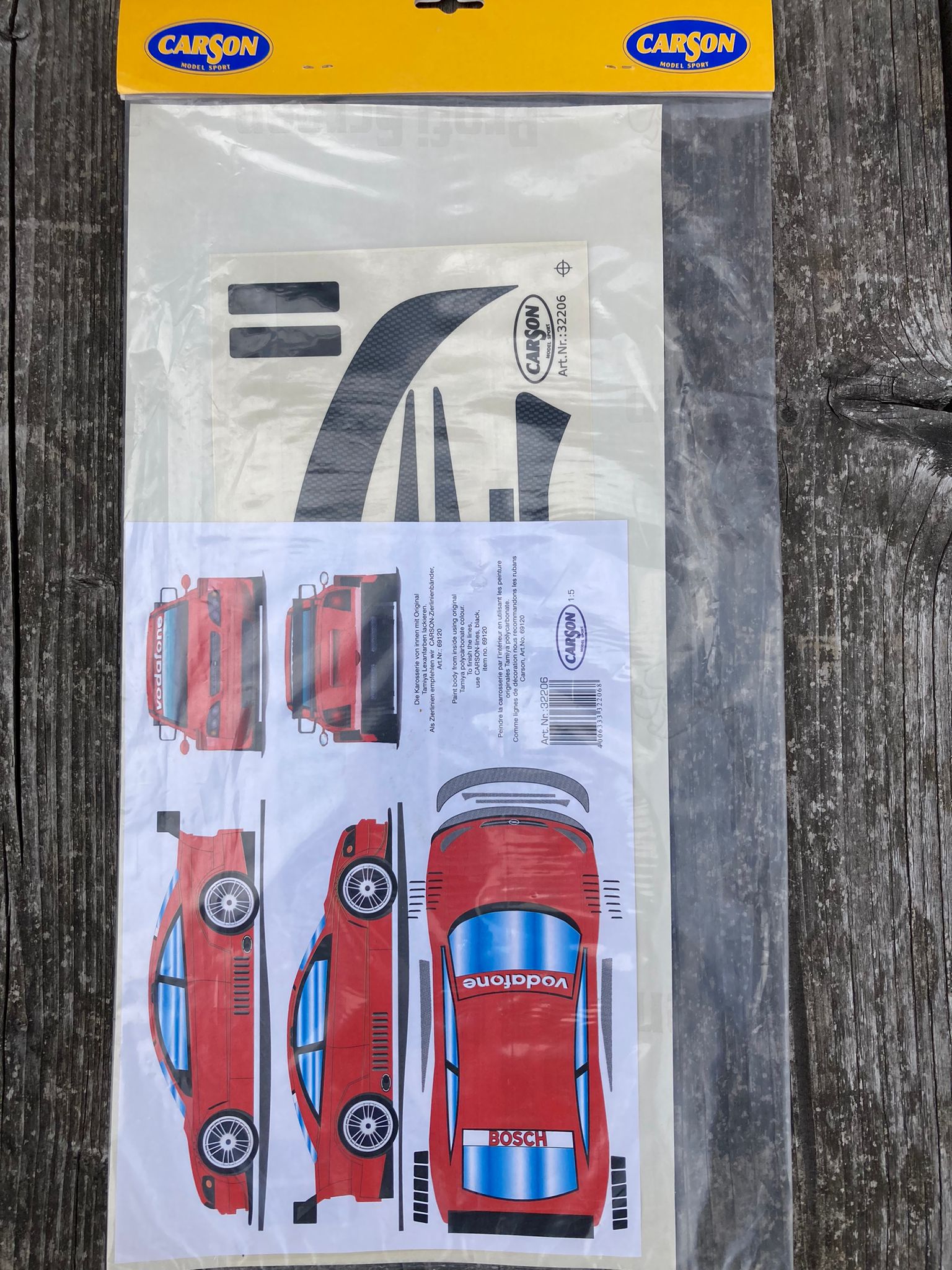 Carson 32206 stickerset Opel AstraT R 1;5