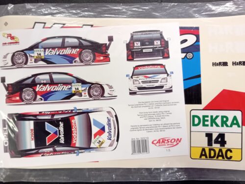 Carson 32219 stickerset Opel Team Valvoline 1:10