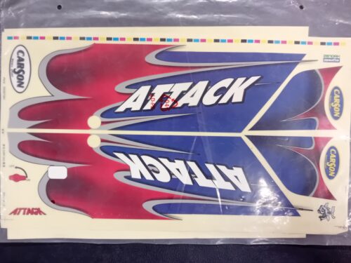 Carson 32580 Stickerset Attack RC 1:5