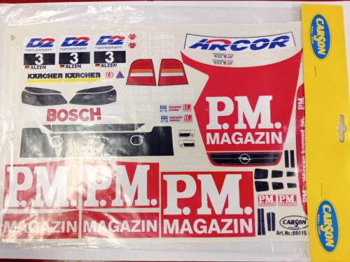 Carson 69015 Stickers PM Magazin Opel 1/10