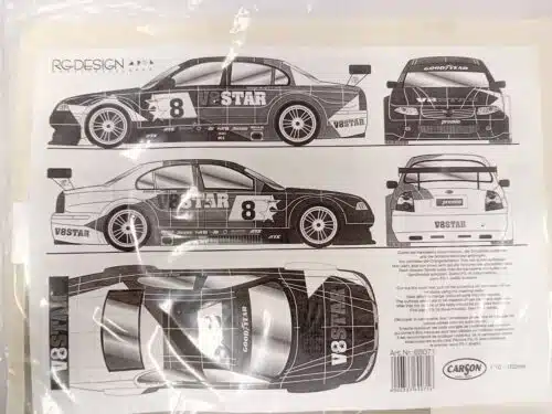 Carson 69071 stickerset V8 Star 1:10