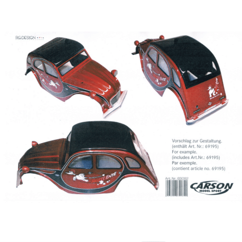 Carson 69082 stickerset Sauss Duck 1:10