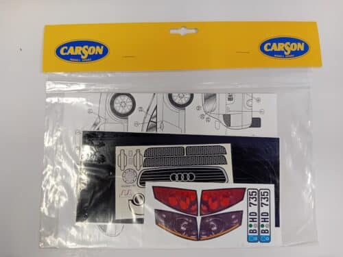 Carson 69137 Sticker Audi TT smal 1/10