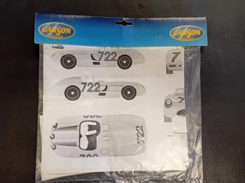 Carson 69145DC Stickerset Mercedes 300SLR Silberpfeil 1:10