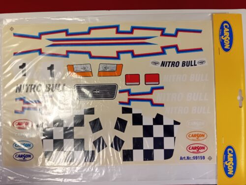 Carson 69159 Stickerset Nitro Bull