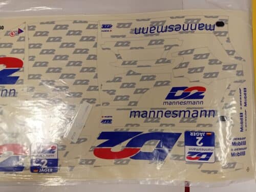 Carson 69160 Stickerset Mercedes Benz CLK D2 Mannesmann
