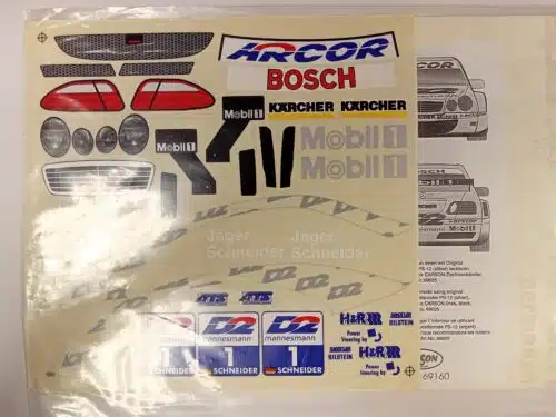 Carson 69160 Stickerset Mercedes Benz CLK D2 Mannesmann
