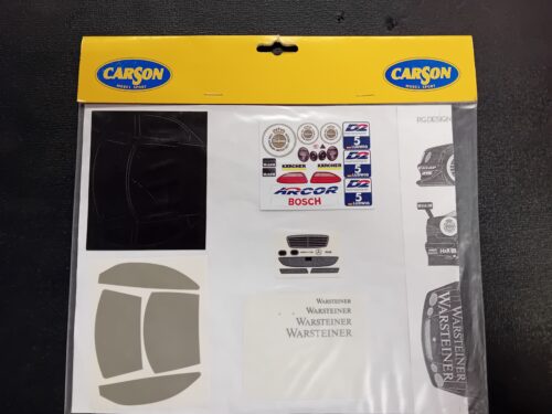 Carson 69169 Stickerset Speedy Mercedes Warsteiner DTM 1:24