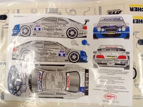 Carson 69174 Stickerset Mercedes-Benz 1:10